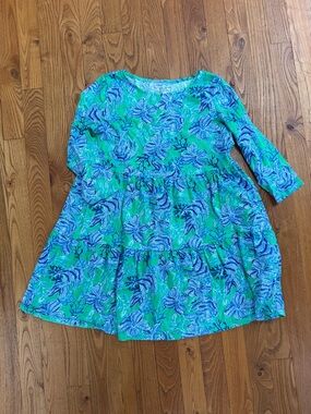 Lilly Pulitzer - Keepin it Reel - Tiered Girls Dress